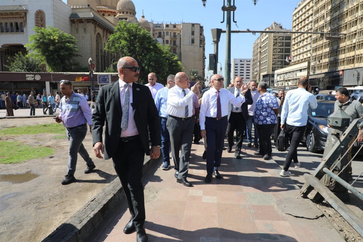 محافظ القاهرة يقود حملة لنقل المواقف العشوائية