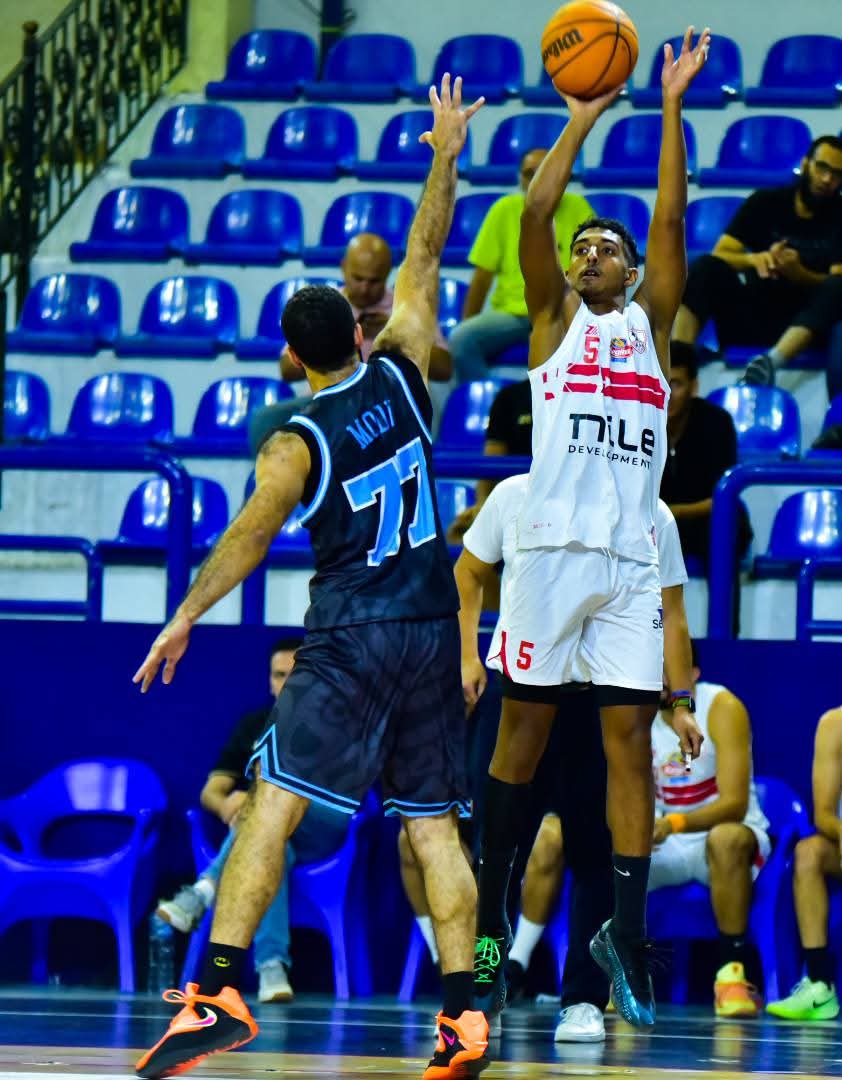 سلة زمالك يكتسح الطيران