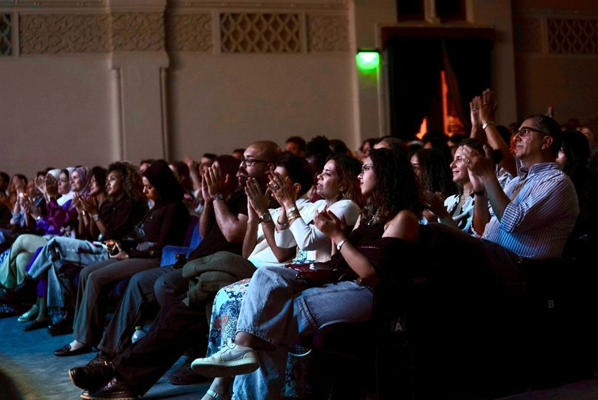 عايدة الأيوبي تشعل حفل ختام هي الفنون بالجامعة الأمريكية