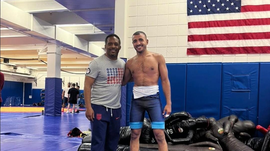 كيشو خلال تدريباته في أمريكا