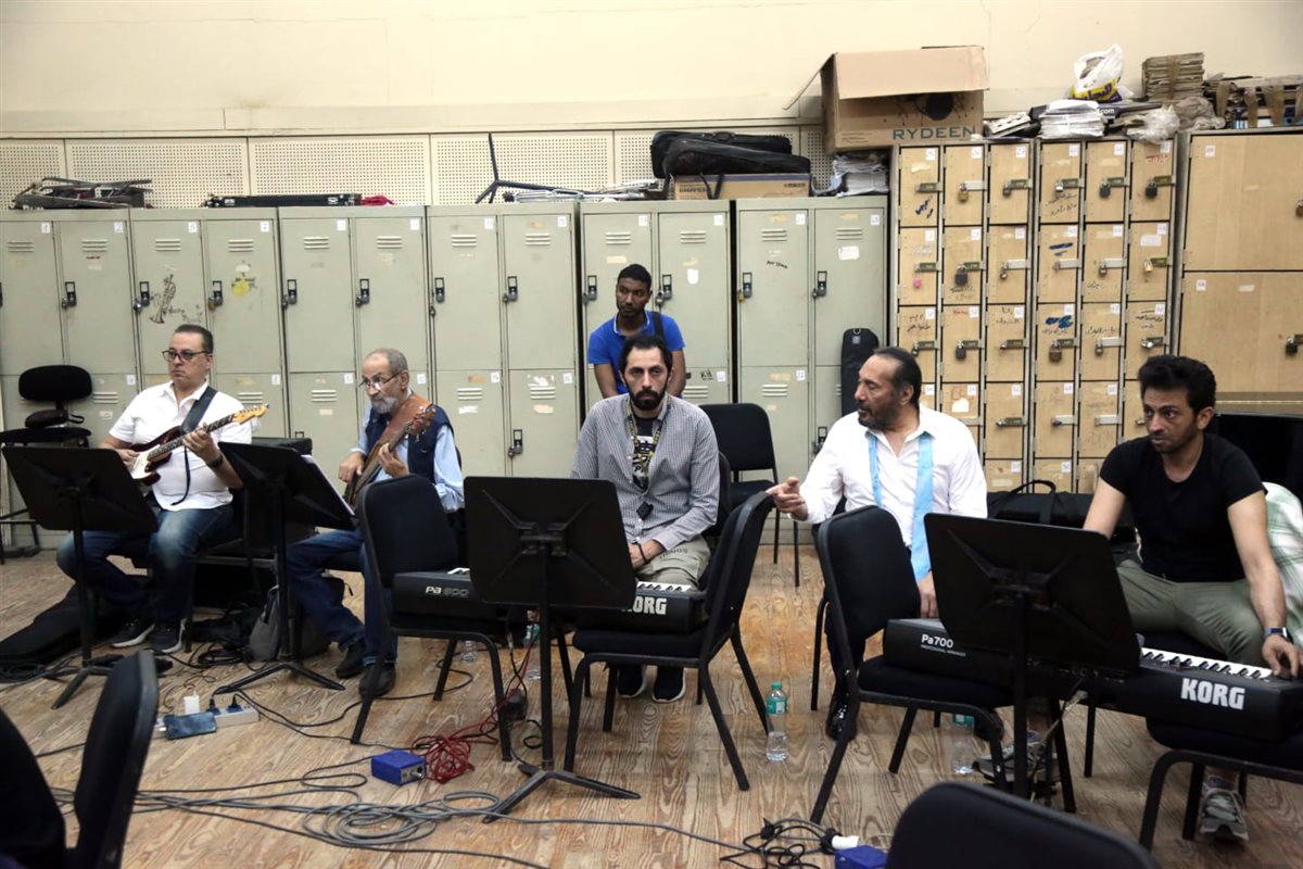 البروفات الأخيرة لاحتفالية نصر أكتوبر