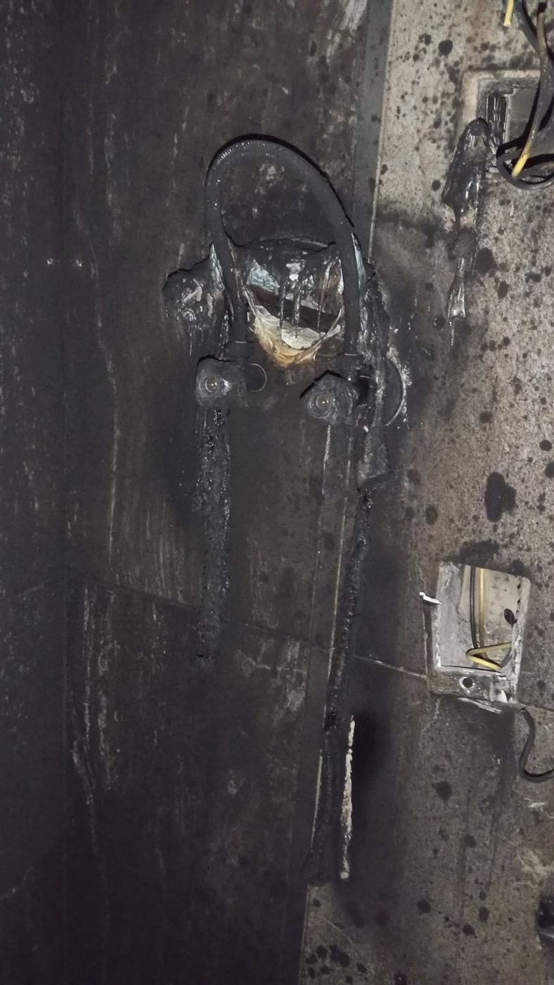 حريق منزل مدير ادارة بورفؤاد التعليمية 