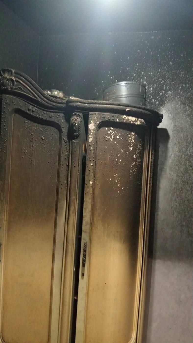 حريق منزل مدير ادارة بورفؤاد التعليمية 