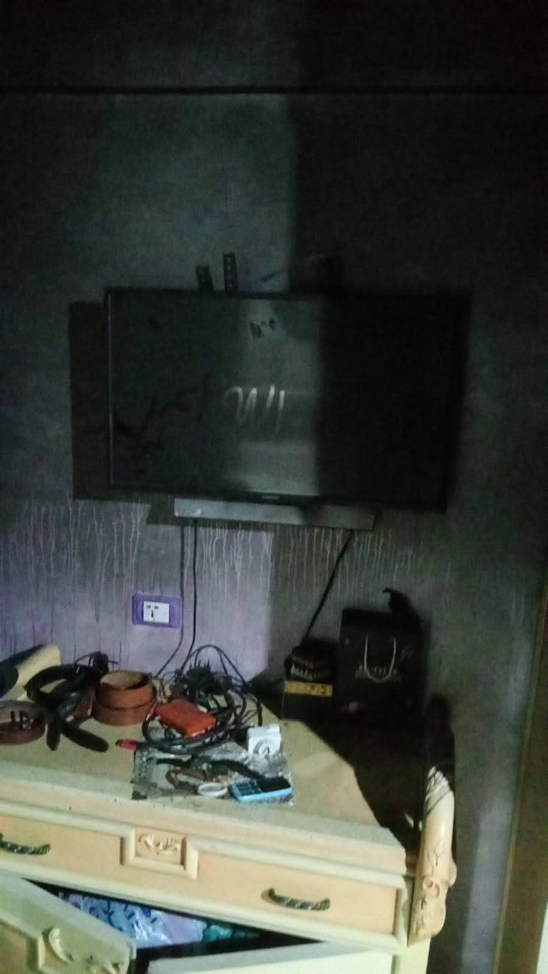 حريق منزل مدير ادارة بورفؤاد التعليمية 