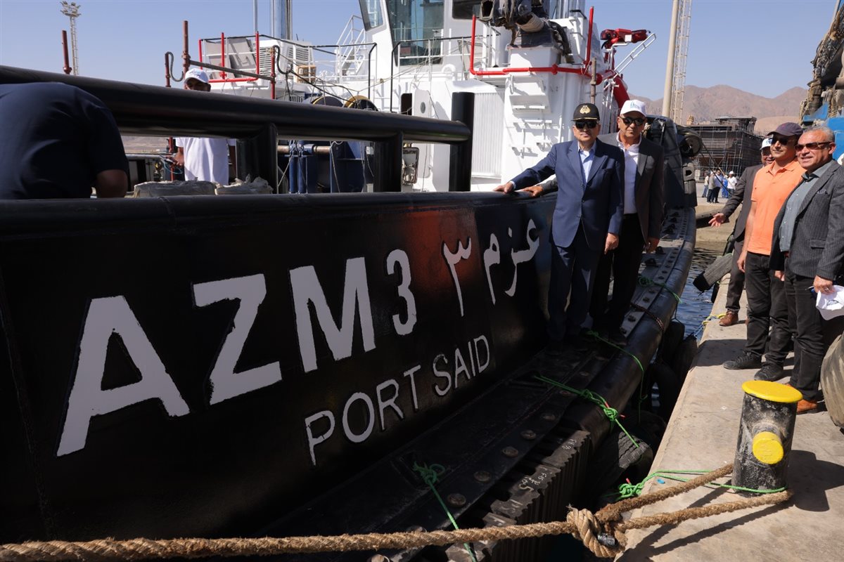 تدشين القاطرتين الجديدتين بمصنع مصر لبناء القاطرات