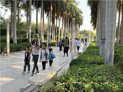 ازاي اروح حديقة الأزهر من المنيب