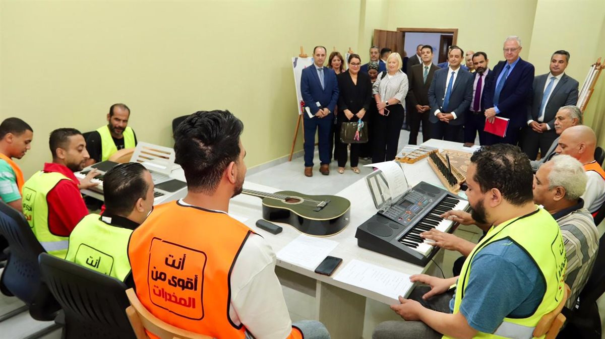 جانب من الزيارة