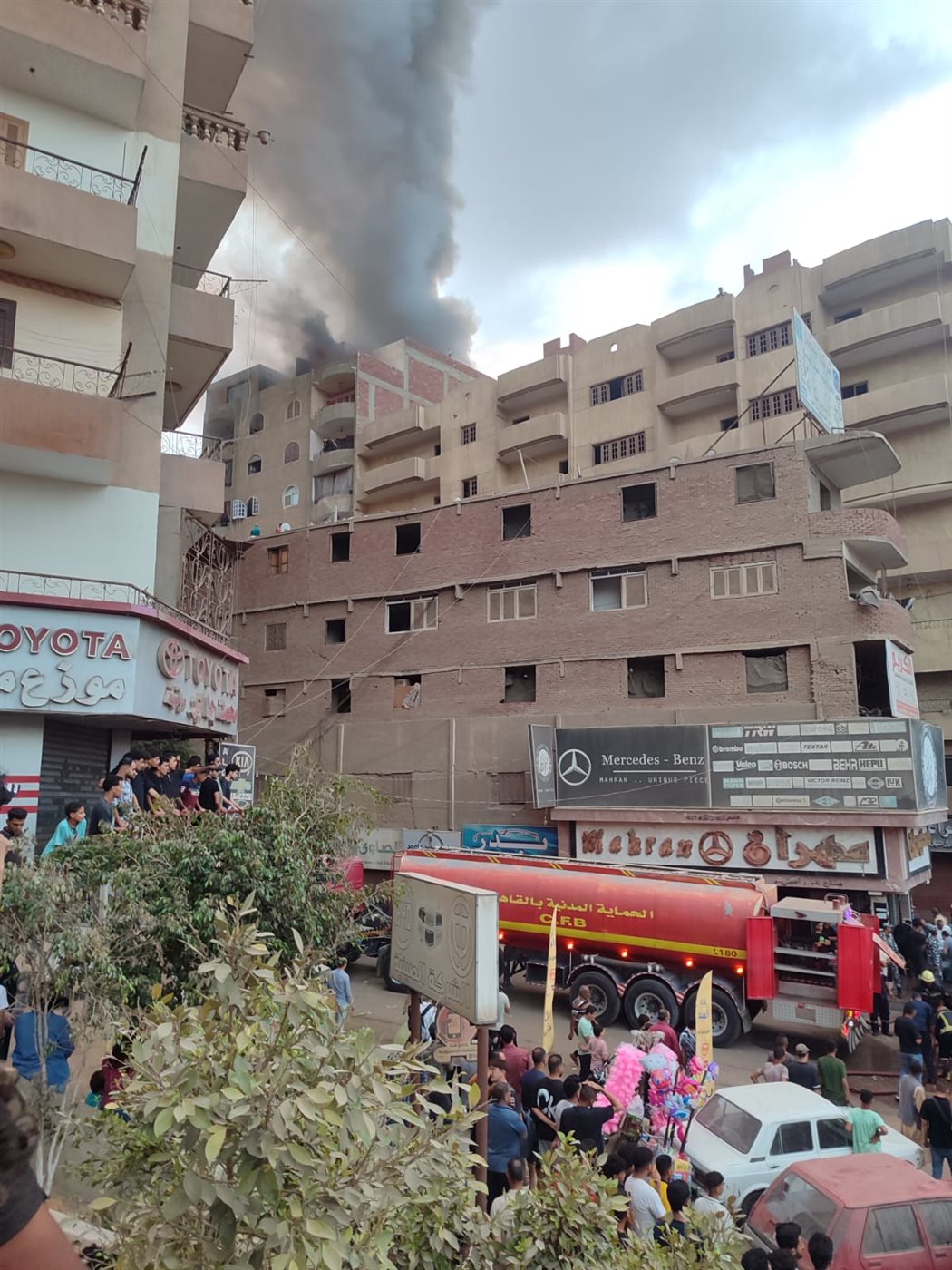 حريق الحرفيين