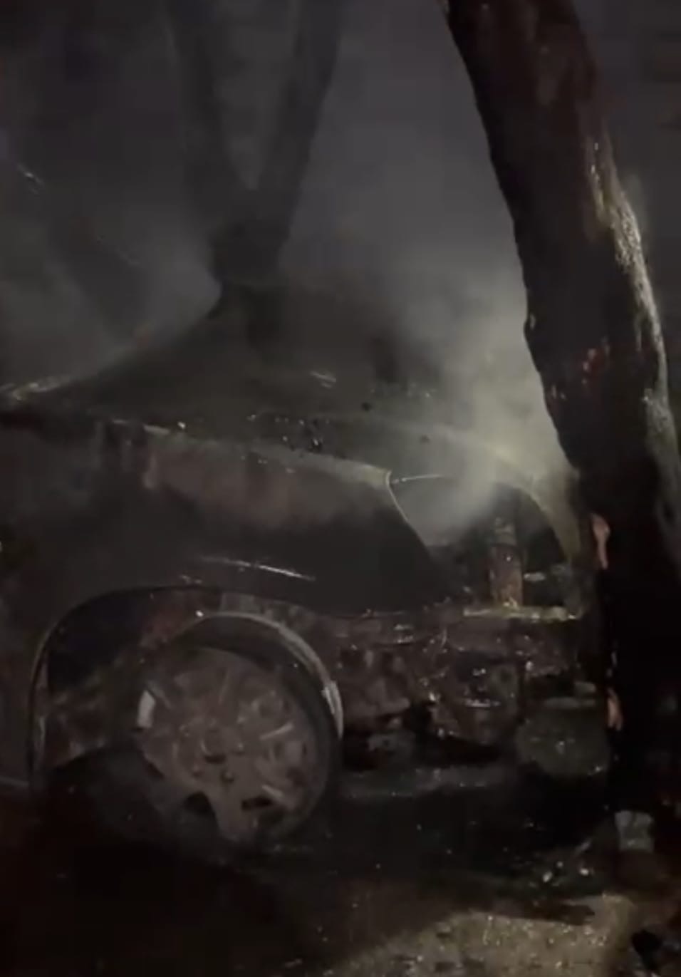 اثار الحريق