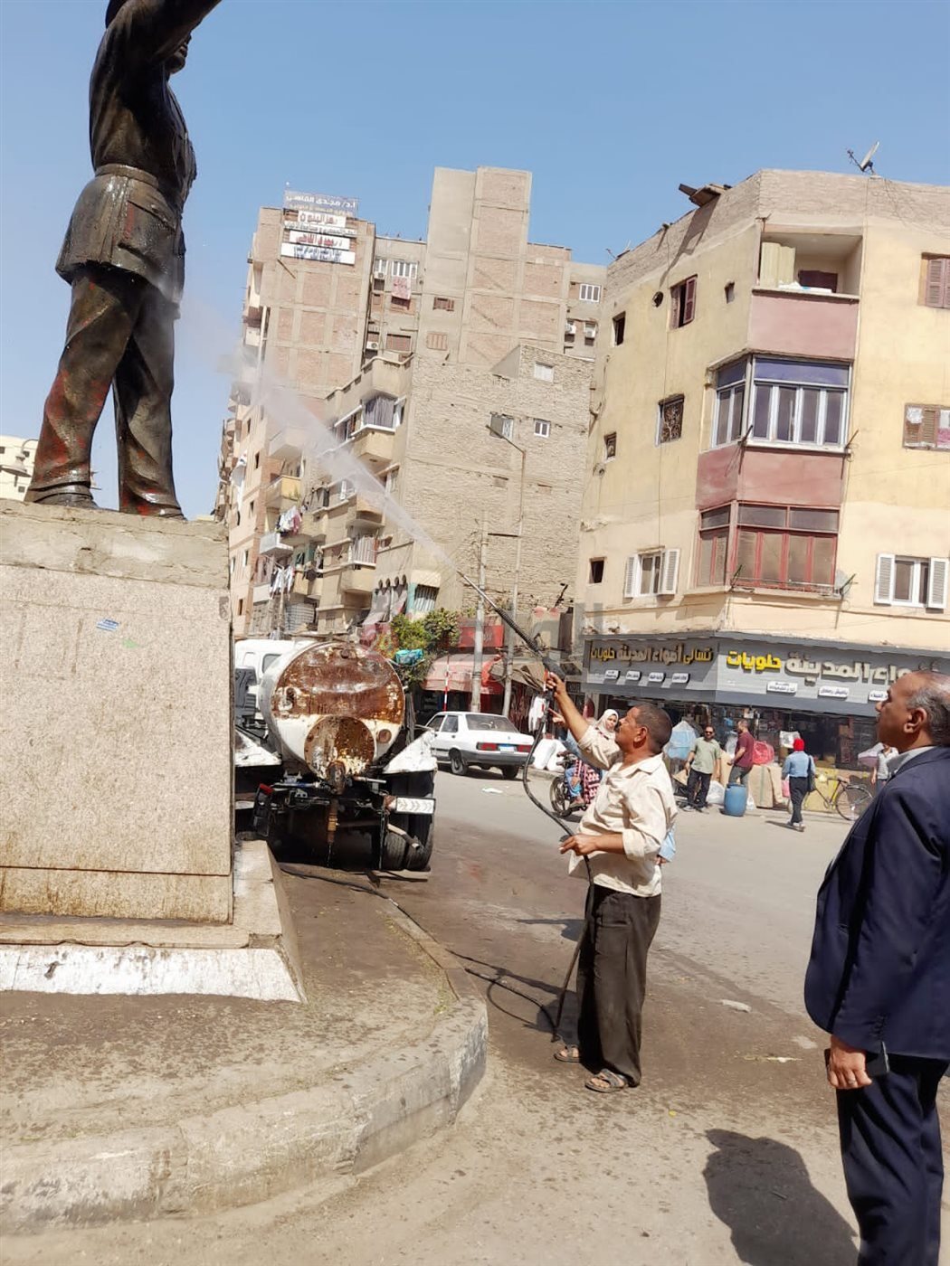 تمثال الشهيد عبدالمنعم رياض