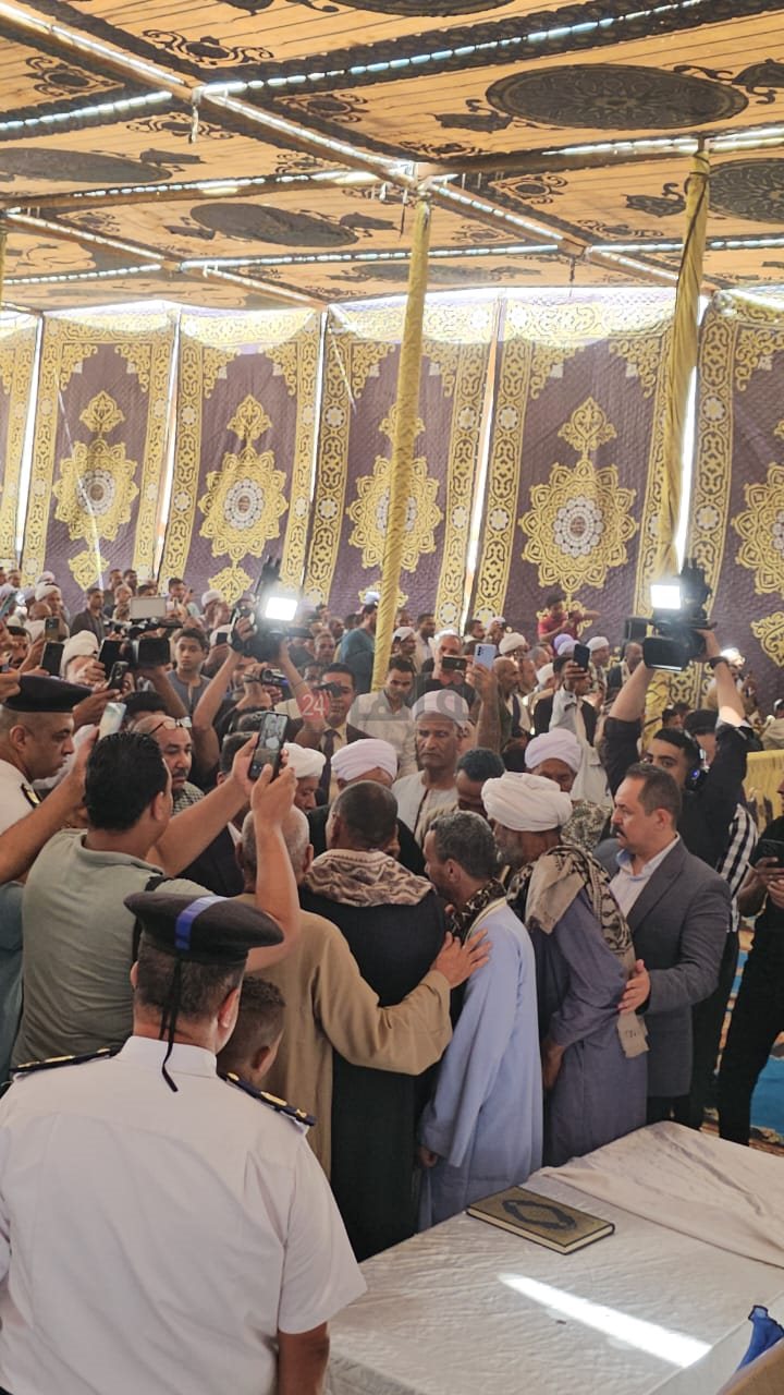 إنهاء أكبر خصومة ثأرية في تاريخ أبو حزام بقنا