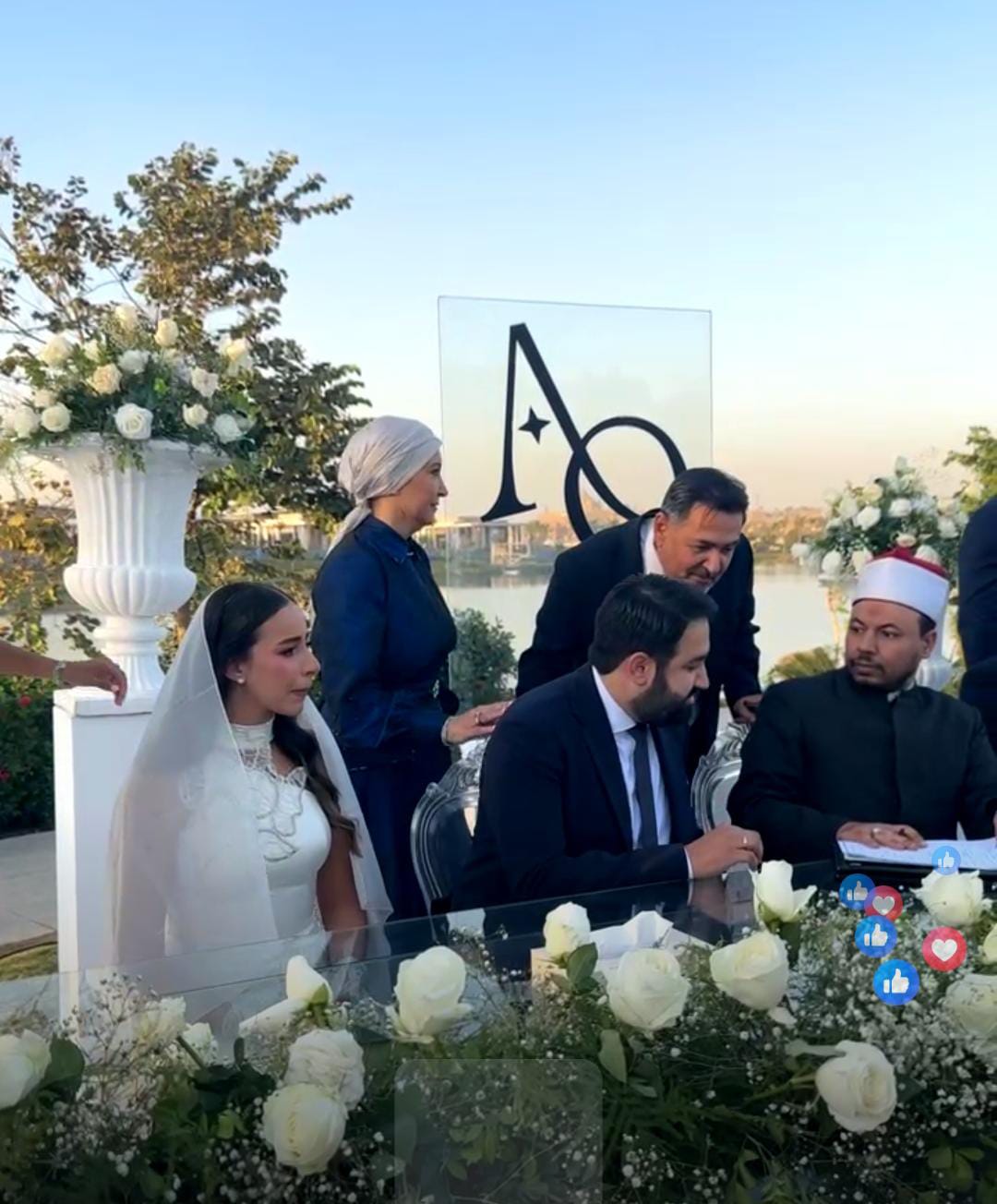 عقد قران عمر نجل الإعلامي خيري رمضان بحضور نجوم المجتمع