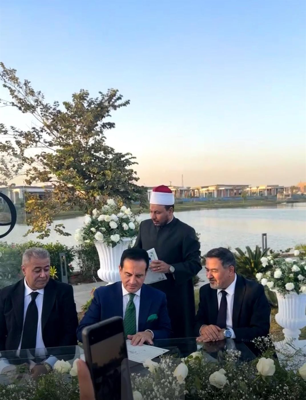 عقد قران عمر نجل الإعلامي خيري رمضان بحضور نجوم المجتمع