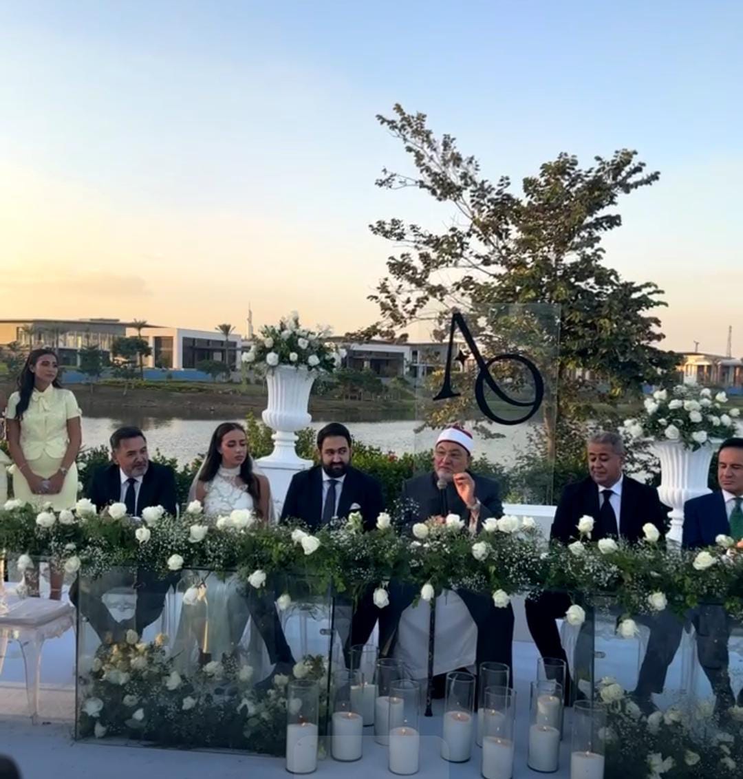 عقد قران عمر نجل الإعلامي خيري رمضان بحضور نجوم المجتمع