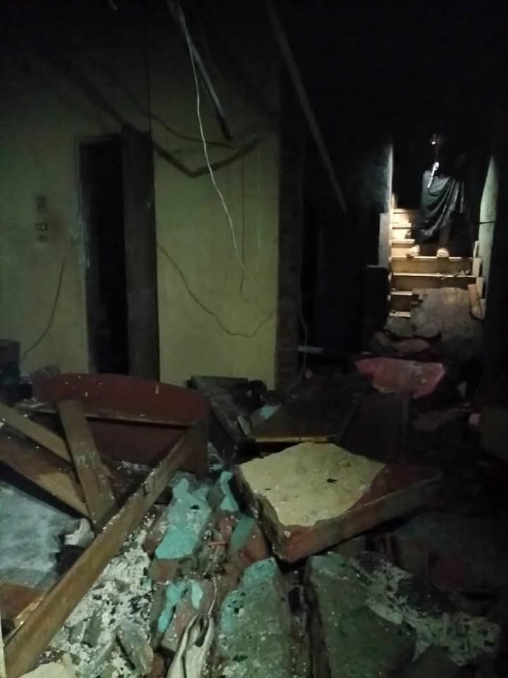 آثار الحريق