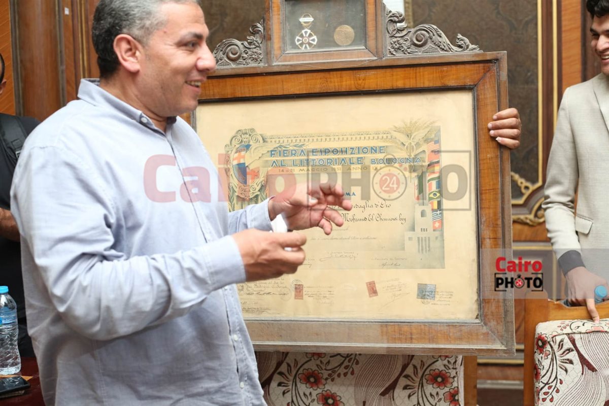 لوحة نادرة من قصر محمد بك الشناوي