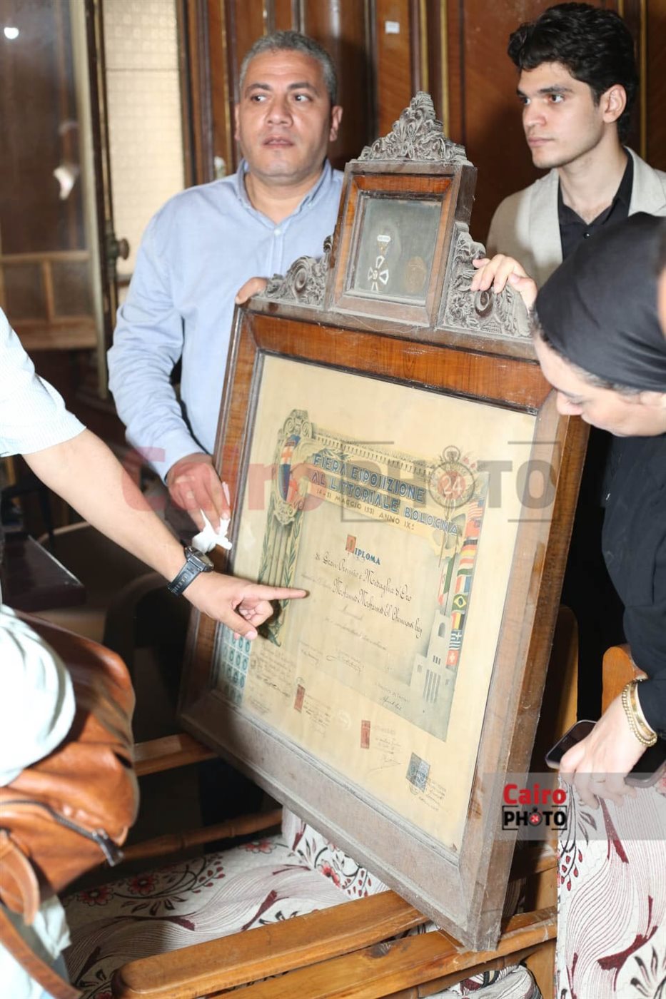 لوحة نادرة من قصر محمد بك الشناوي