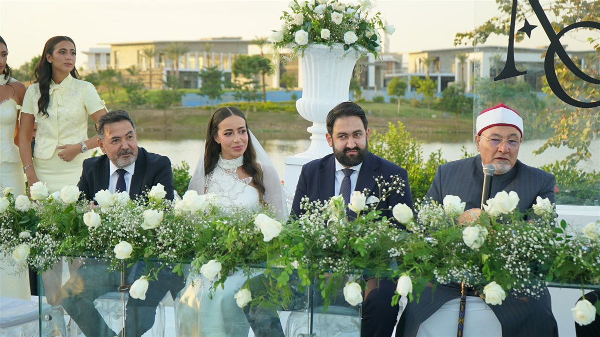 صور عقد قران نجل الإعلامي خيري رمضان