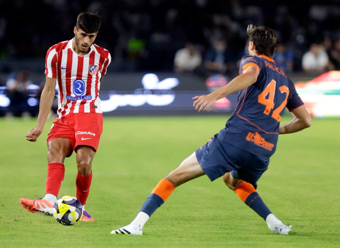 أتلتيكو مدريد الإسباني يفوز على إنتر ميلان الإيطالي في مباراة كأس الإعمار الودية على ملعب بني غازي بـ ليبيا