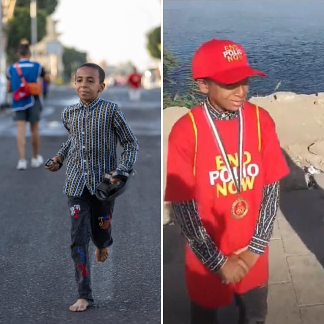 عبدالله وحلم الفوز حافيا