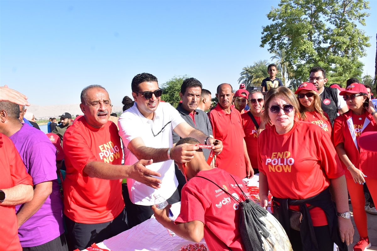 مارثون الأقصر بحضور نائب المحافظ