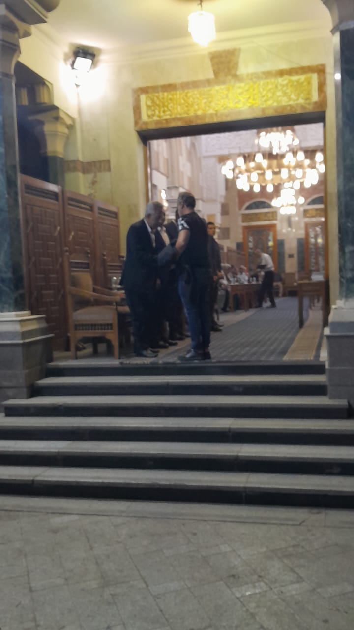 جانب من حضور عزاء المخرج عمرو دوارة