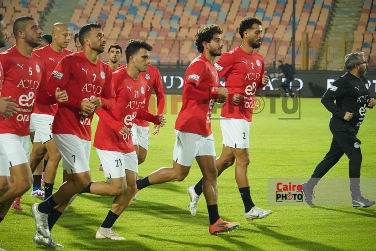 <strong>صور مران منتخب مصر </strong>