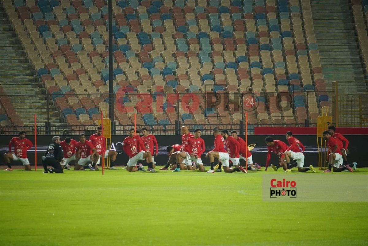 <strong>صور مران منتخب مصر </strong>