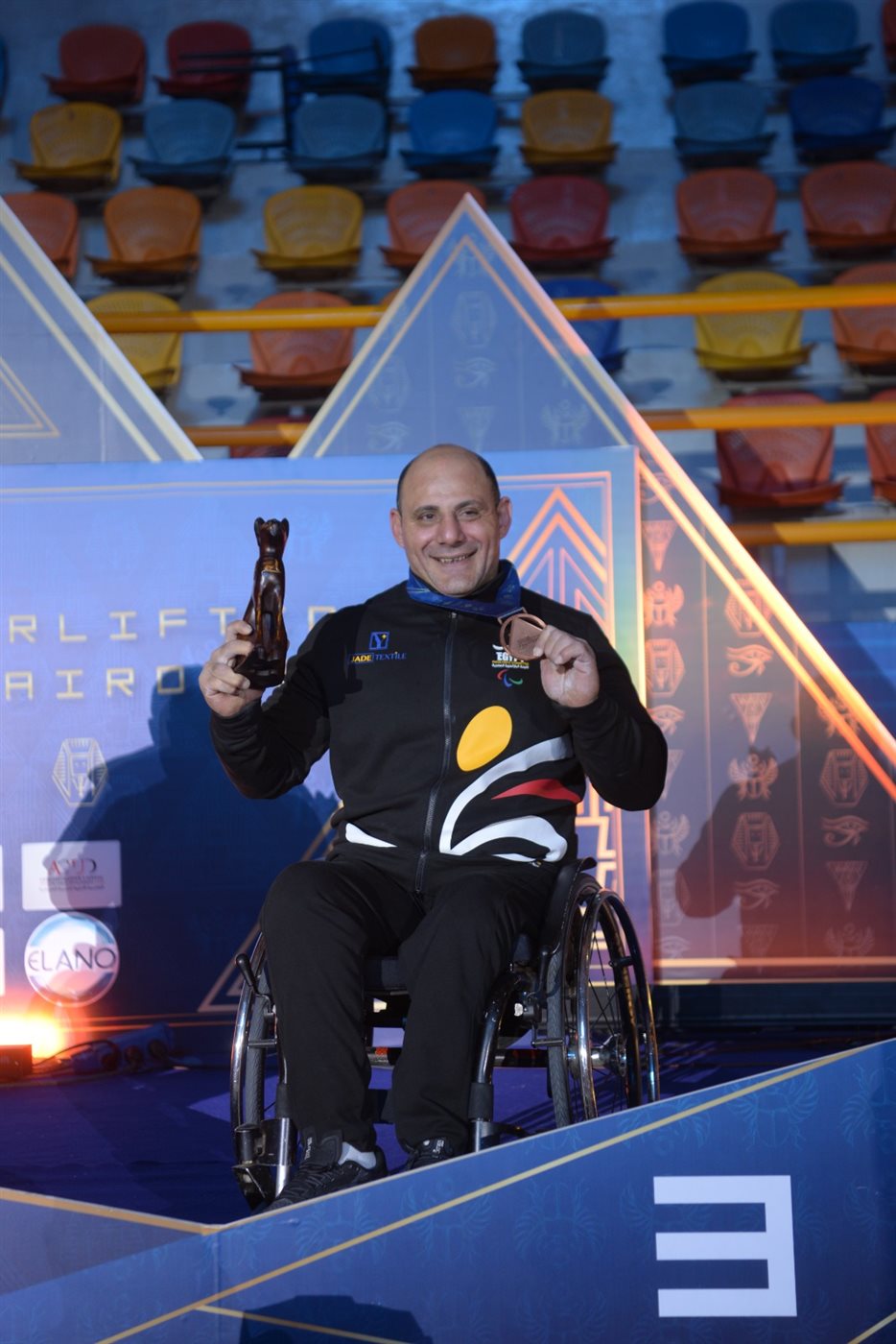 <strong>محمد صبحي يفوز ببرونزية وزن 88 كجم ببطولة العالم لرفع الأثقال البارالمبي  </strong>