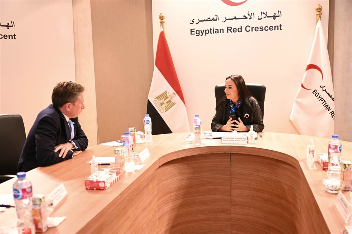  الدكتورة مايا مرسي وزيرة التضامن الاجتماعي