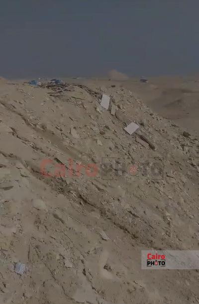 مشاهد صادمة لفتح خزانات مياه داخل منطقة آثار سقارة