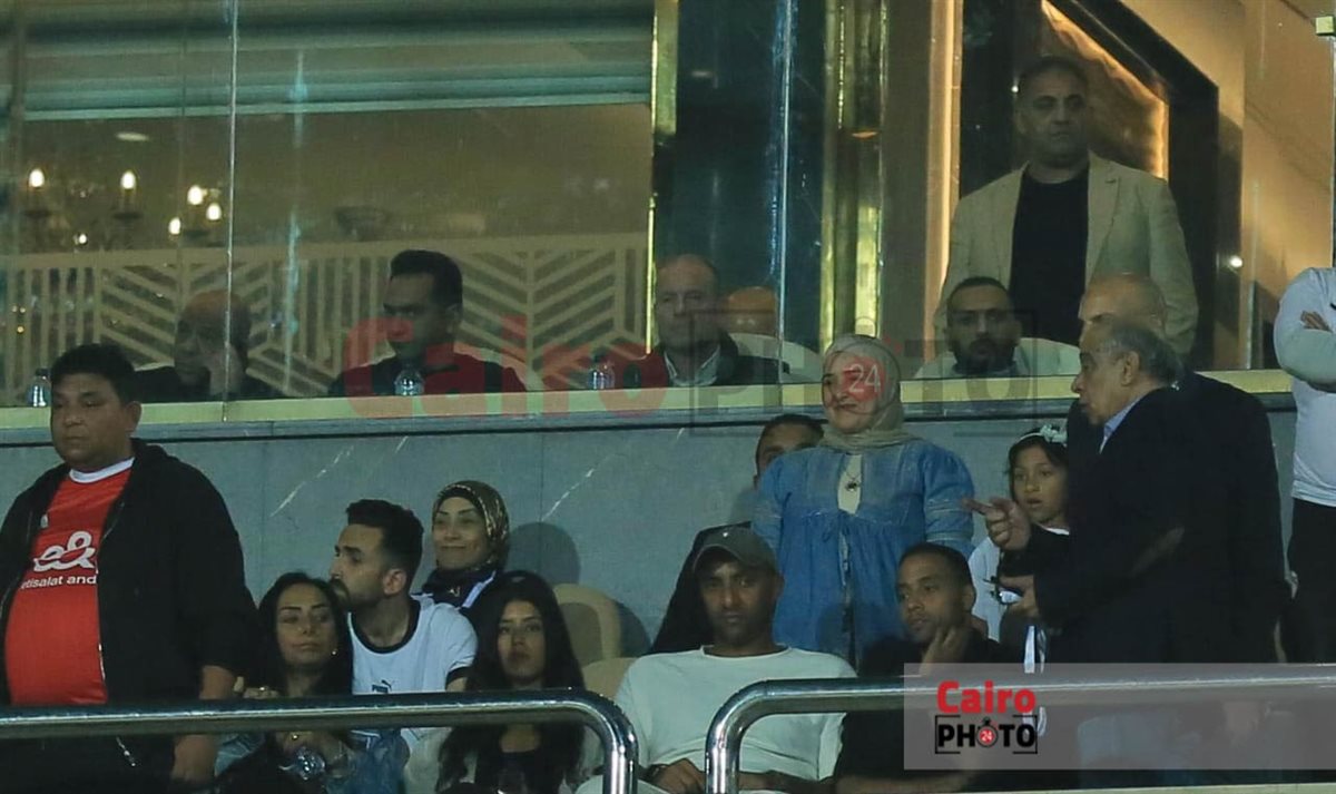 <strong>ييس توروب في مدرجات ستاد القاهرة </strong>