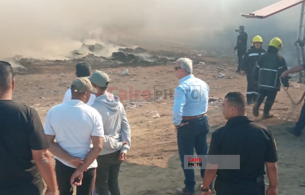 حريق منطقة الشادوف ببورسعيد 