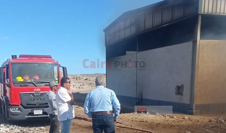 حريق منطقة الشادوف ببورسعيد 