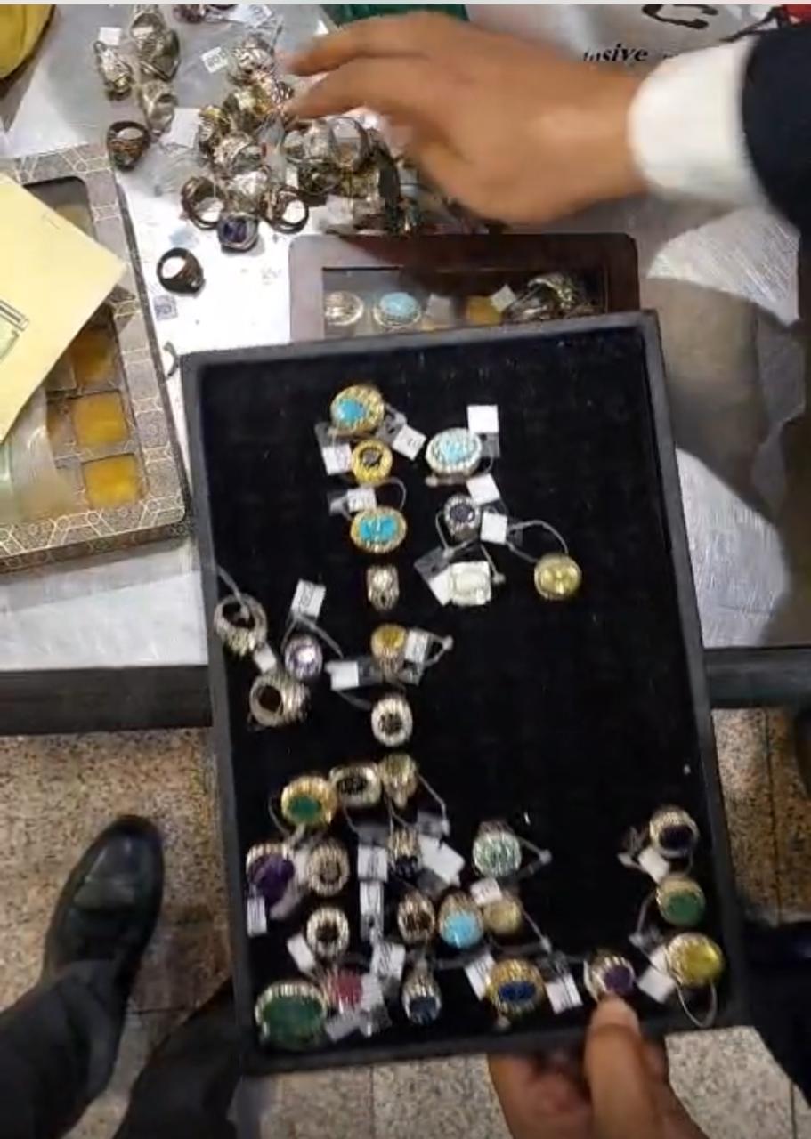 مضبوطات جمارك مطار القاهرة