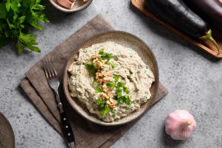 طريقة عمل بابا غنوج سهلة&nbsp;