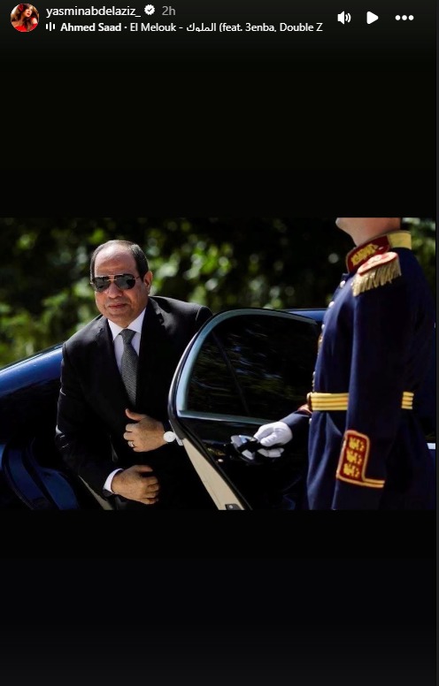 ياسمين عبد العزيز عبر انستجرام