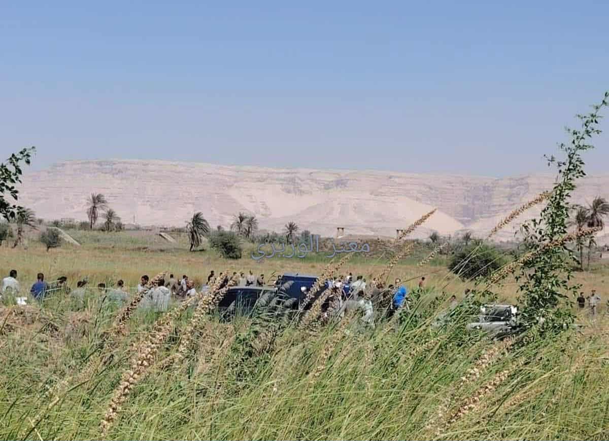 صور واقعة العثور على جثة طالب بزراعات قنا