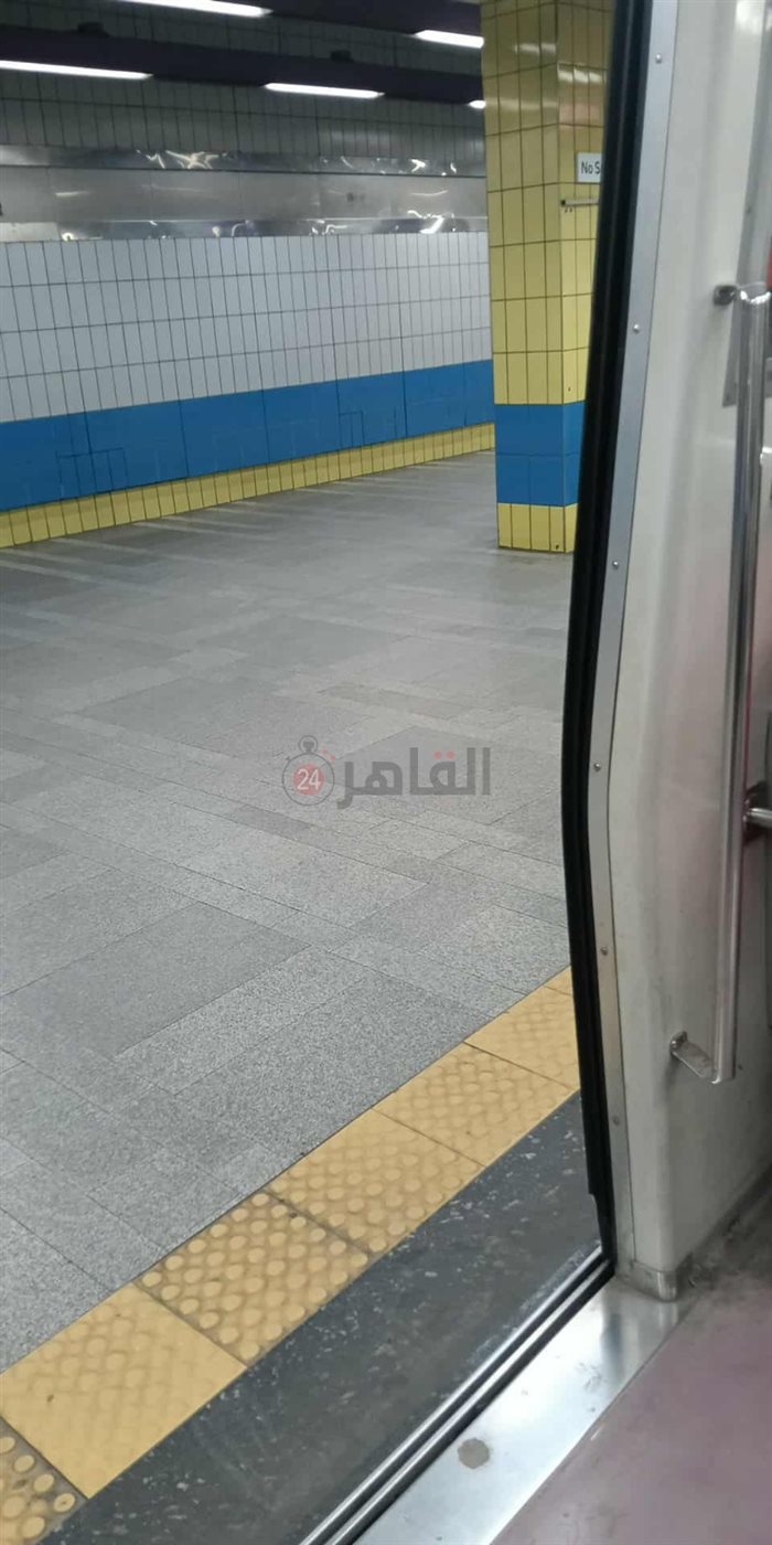عطل فني يضرب قطار مترو بالخط الثاني