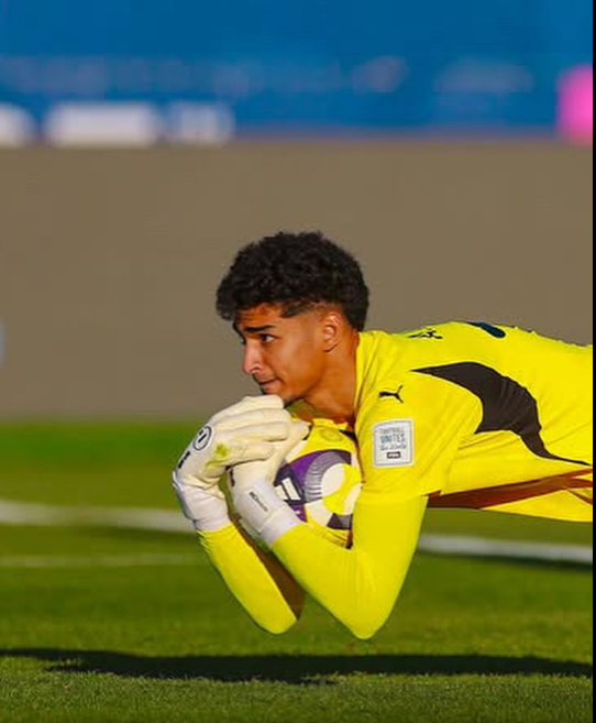 <strong>أحمد وهب حارس مرمى منتخب مصر للشباب</strong>