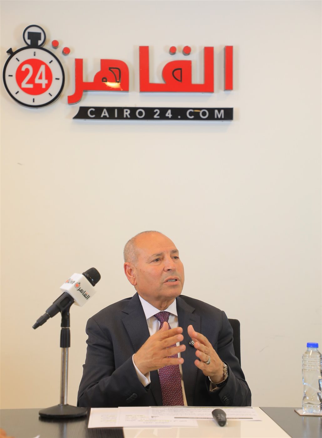 محافظ القاهرة خلال ندوته بـ القاهرة 24