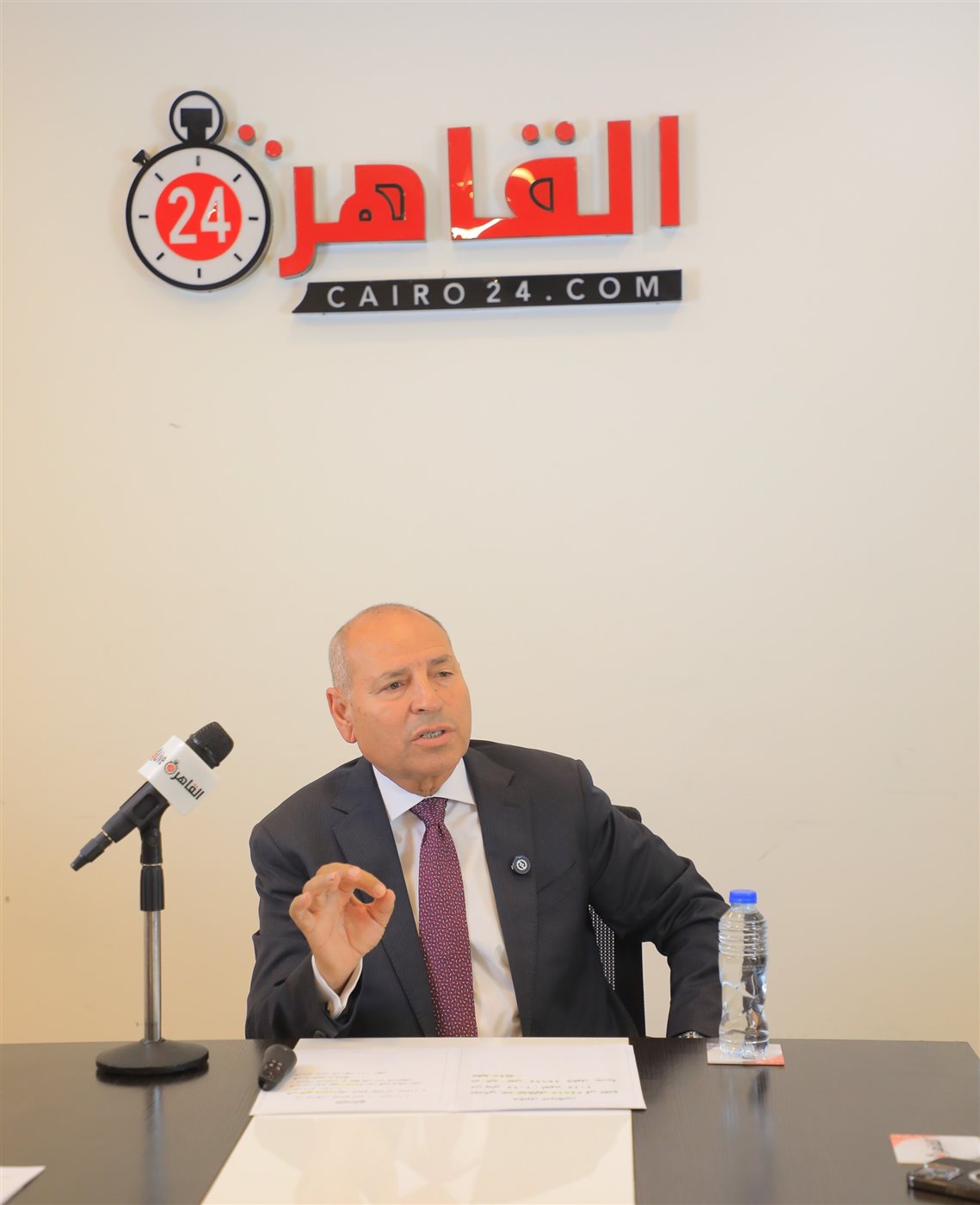 محافظ القاهرة خلال ندوته بـ القاهرة 24