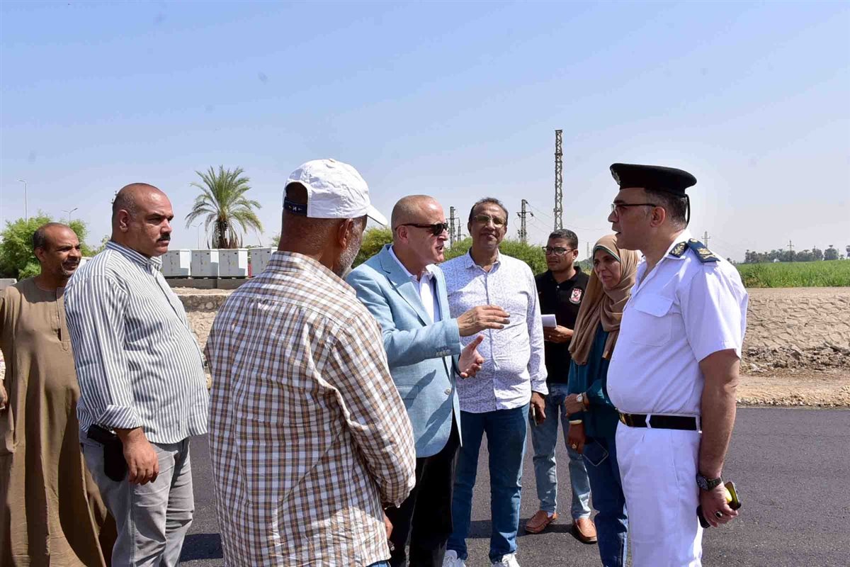 محافظ الأقصر يتفقد المواقع الأثرية