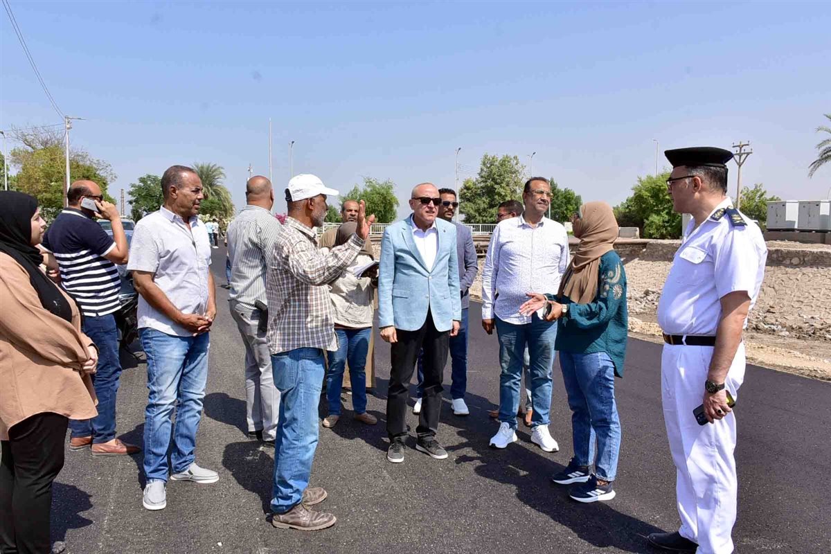 محافظ الأقصر يتفقد المواقع الأثرية