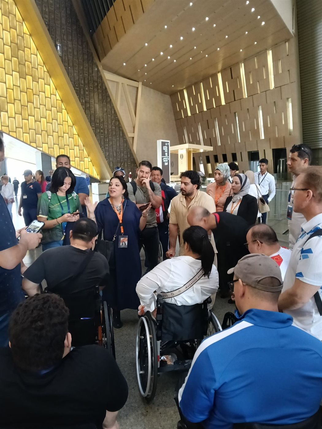 جولة سياحية للمنتخبات المشاركة في بطولة العالم لرفع الأثقال البارالمبية مصر 2025