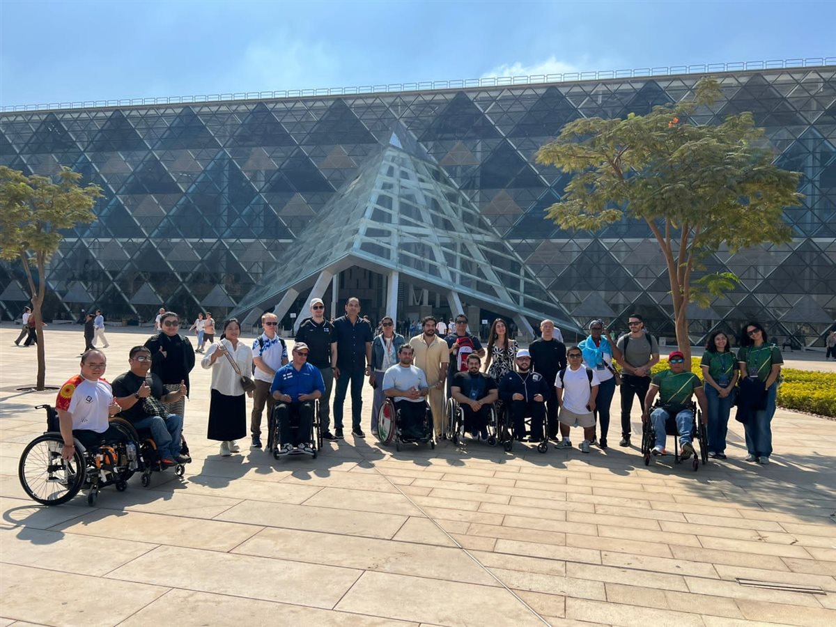 جولة سياحية للمنتخبات المشاركة في بطولة العالم لرفع الأثقال البارالمبية مصر 2025