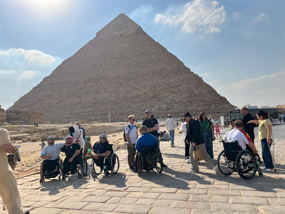 جولة سياحية للمنتخبات المشاركة في بطولة العالم لرفع الأثقال البارالمبية مصر 2025