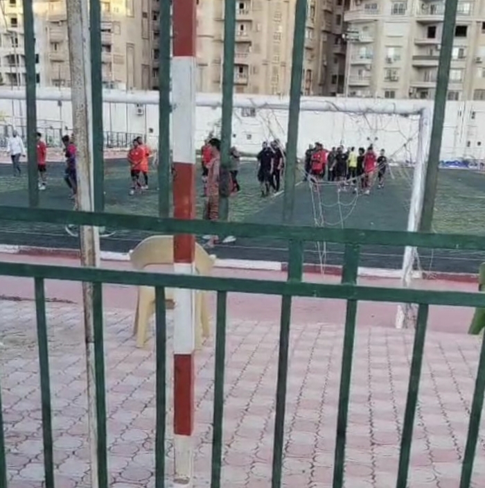 مشاجرة بين جماهير ولاعبي فريقي دمنهور وسبورتنج