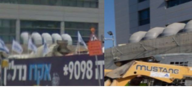 ضربات الصواريخ الإيرانية في تل أبيب