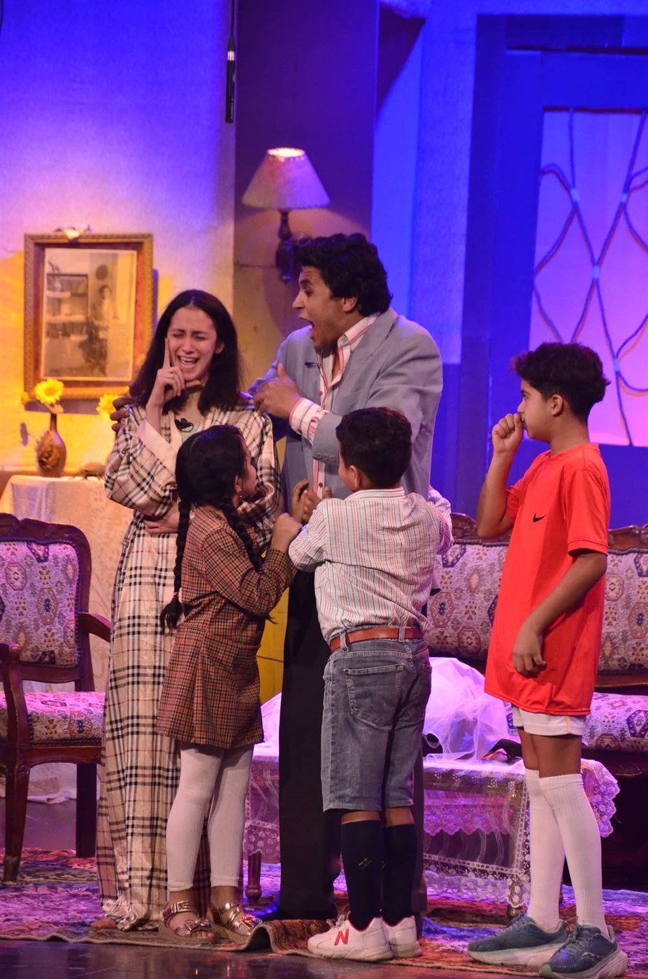 لقطات من العرض الأخير لمهرجان نقابة المهن التمثيلية للمسرح المصري